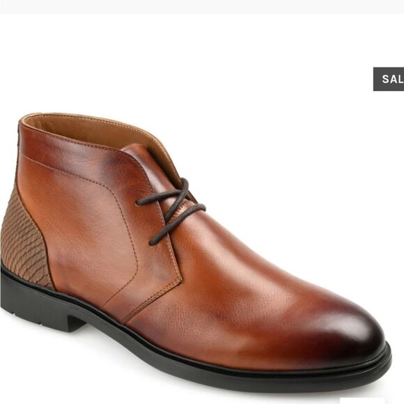 Thomas & Vine Men's Chukka Boots Genuine Leather - Picture 1 of 9